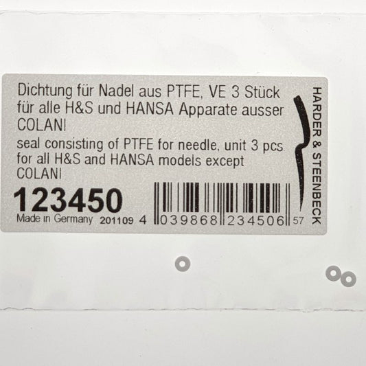 TEFLON gasket for needle, 3 pieces